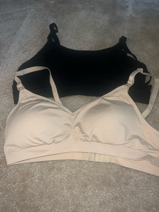 Other - Wireless Maternity / Nursing Comfort Bras - Black & Nude